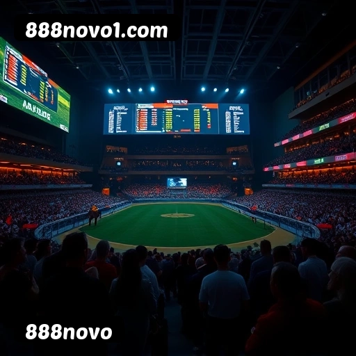 Apostas esportivas na 888novo — ilustração editorial